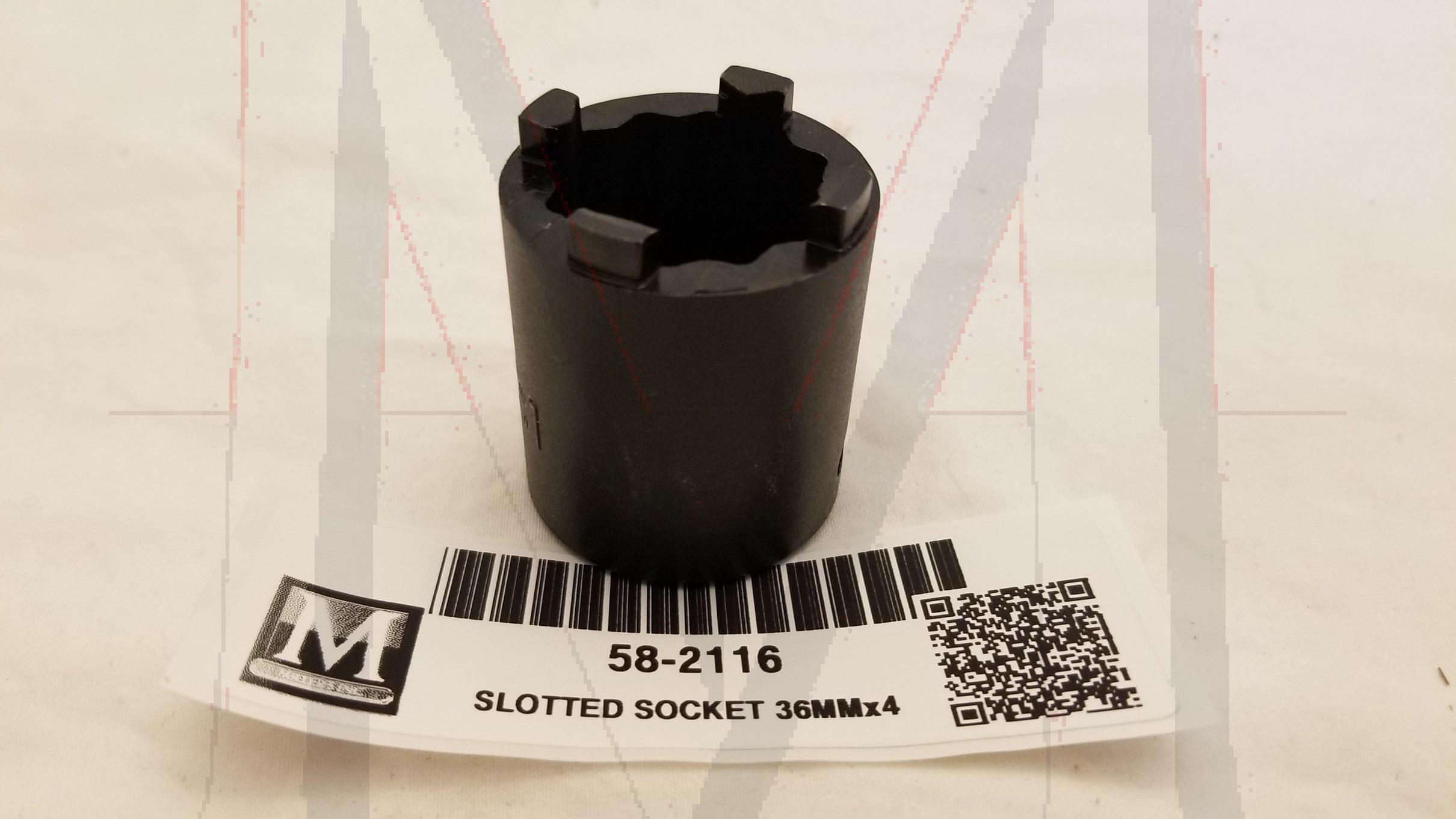 SLOTTED SOCKET 36MMx4