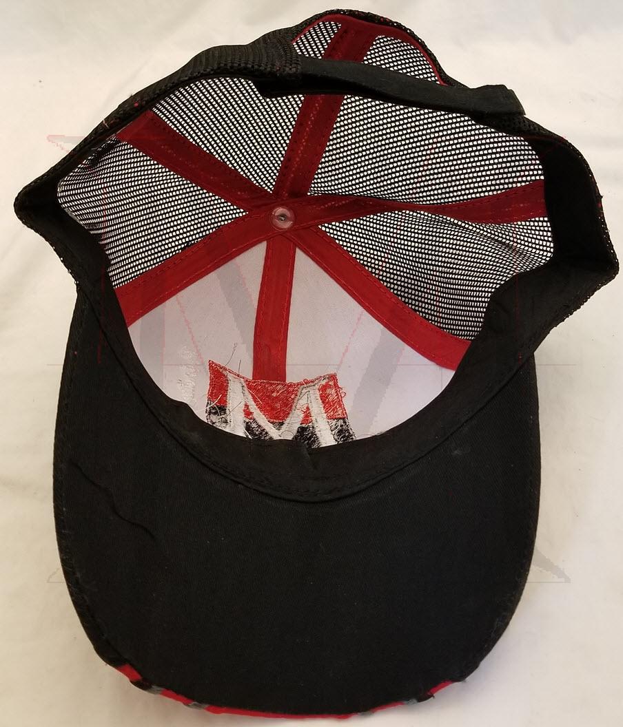 Millers Inc Hat, Red/Black