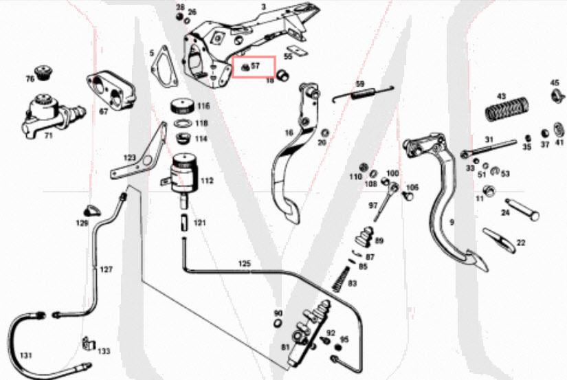 CLUTCH PEDAL BUMPER