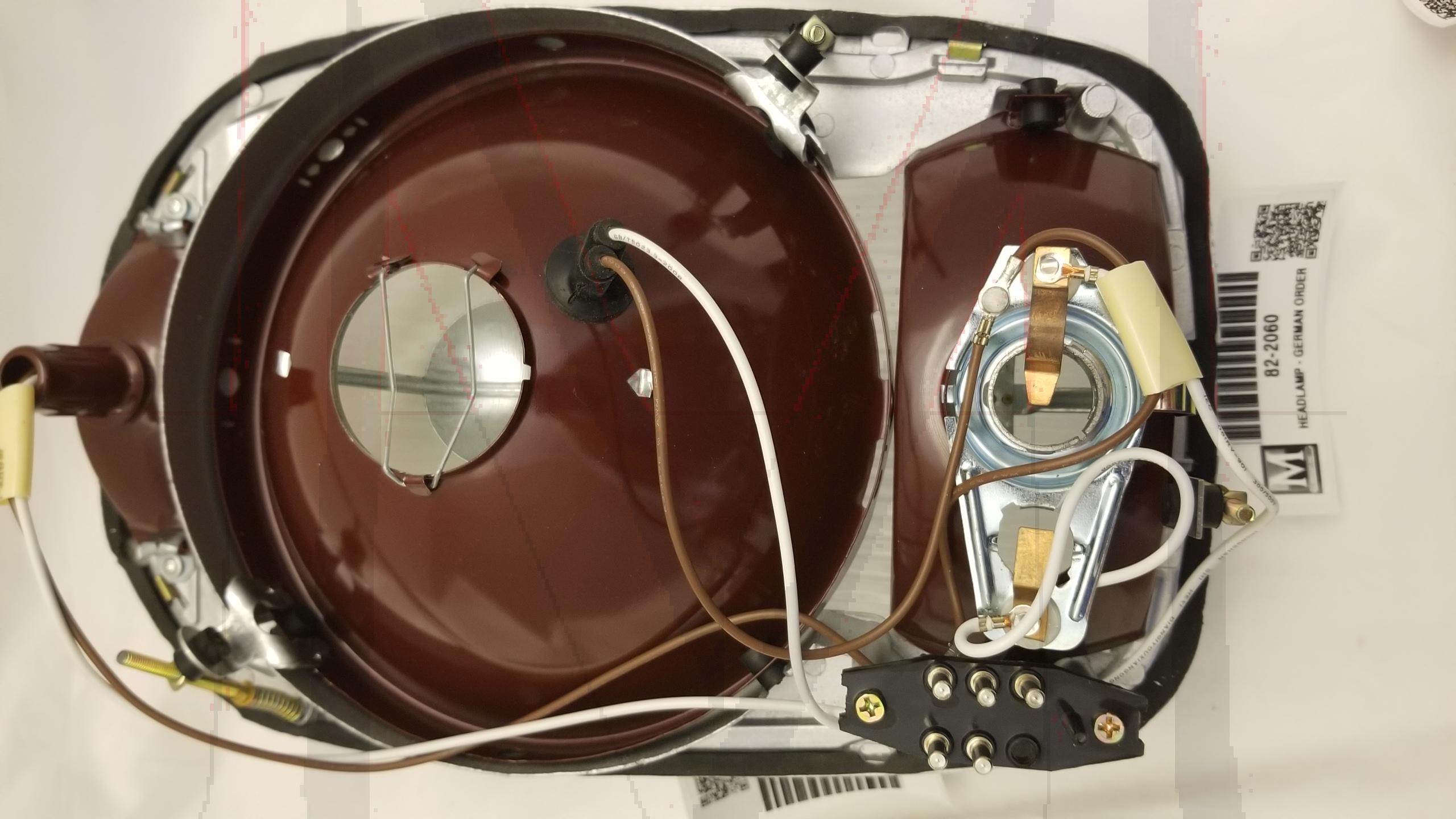 European Headlight Assembly